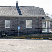 View of Dugger Medical Clinic from parking lot